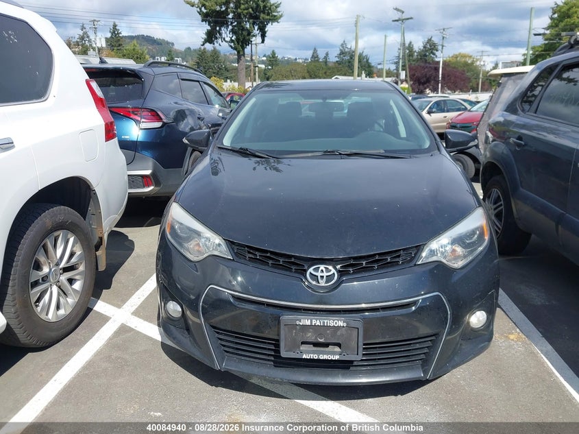 2015 TOYOTA COROLLA SEDAN 1.8L I4 FI DOHC 16V NF4