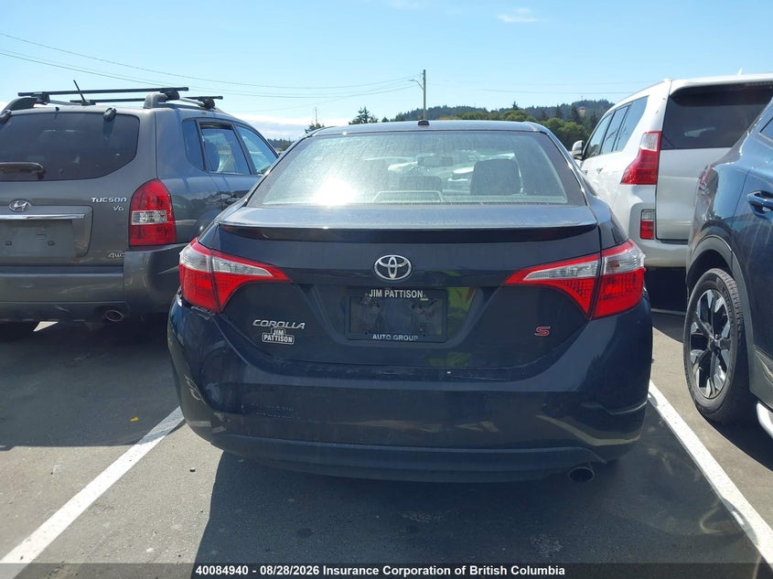 2015 TOYOTA COROLLA SEDAN 1.8L I4 FI DOHC 16V NF4