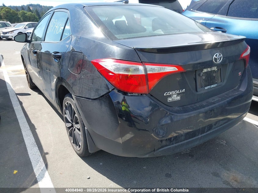 2015 TOYOTA COROLLA SEDAN 1.8L I4 FI DOHC 16V NF4