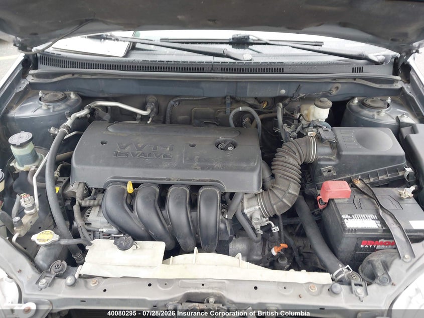 2007 TOYOTA COROLLA SEDAN 1.8L I-4 DOHC, VVT, 126HP