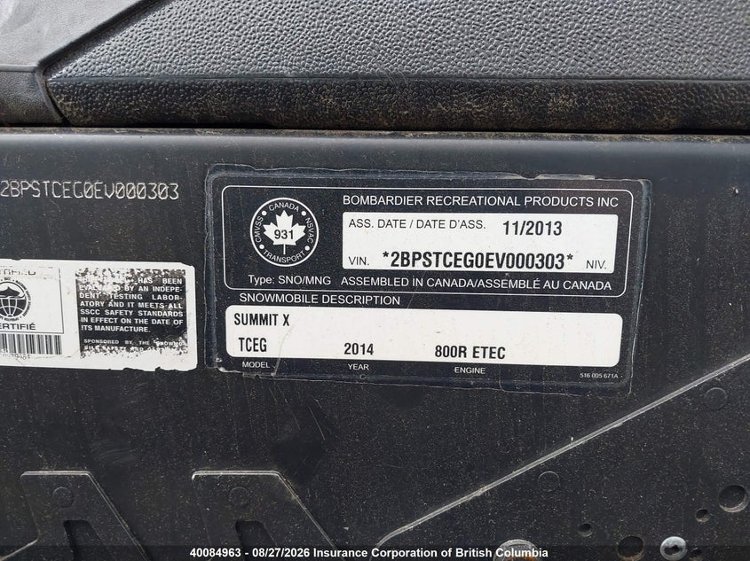 2014 OTHER SKI-DOO N/A N/A
