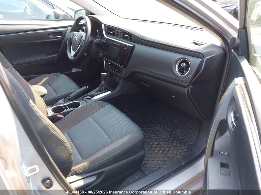 2017 TOYOTA COROLLA SEDAN 1.8L I-4 DOHC, VVT, 132HP