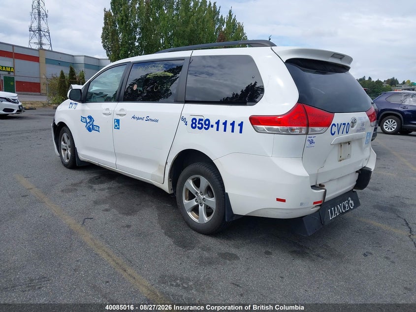 2014 TOYOTA SIENNA VAN 3.5L V6 FI DOHC 24V NF4