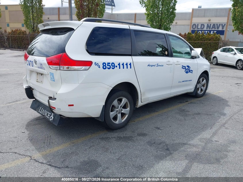 2014 TOYOTA SIENNA VAN 3.5L V6 FI DOHC 24V NF4