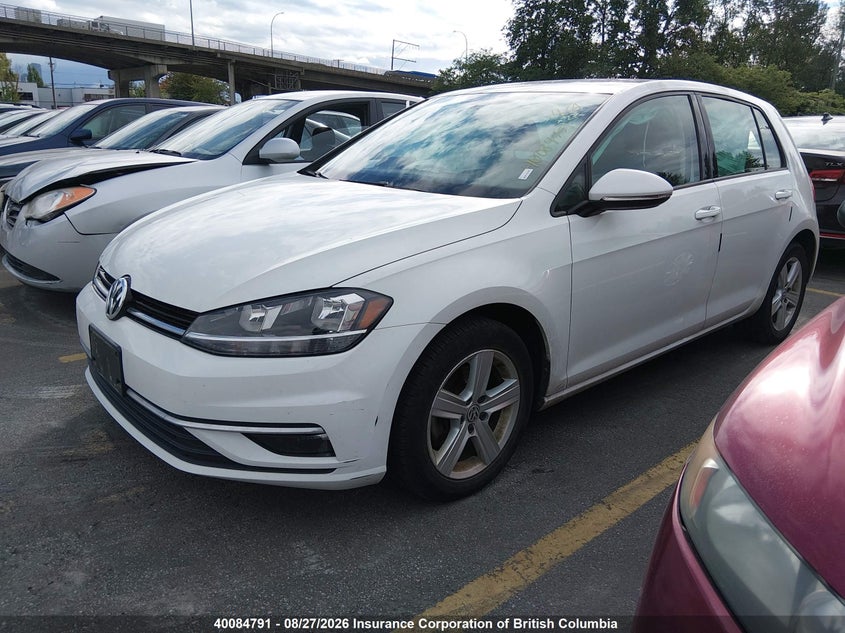 Vin: 3vwb17au3jm252482, lot: 30103235, volkswagen golf s/se 20182