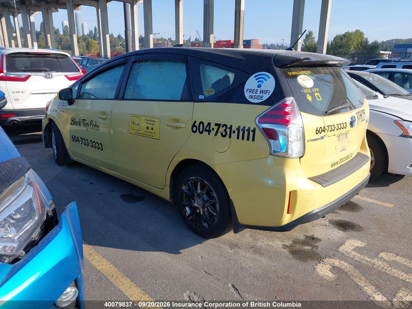Vin: jtdzn3eu4hj066997, lot: 30103338, toyota prius v 20173