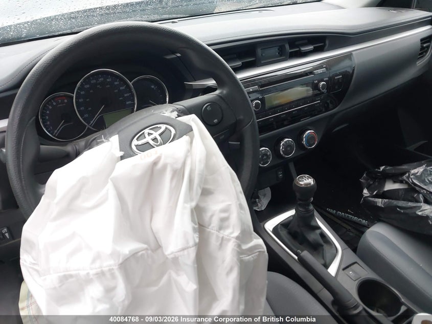 2014 TOYOTA COROLLA SEDAN 1.8L I-4 DOHC, VVT, REGULAR , 132HP