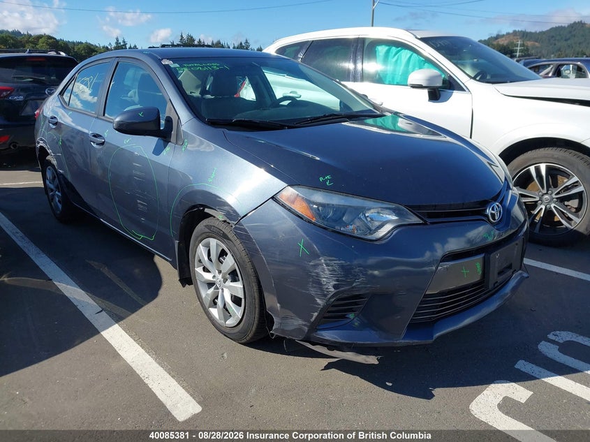 Vin: 2t1burhe9fc413017, lot: 30103530, toyota corolla le 20151