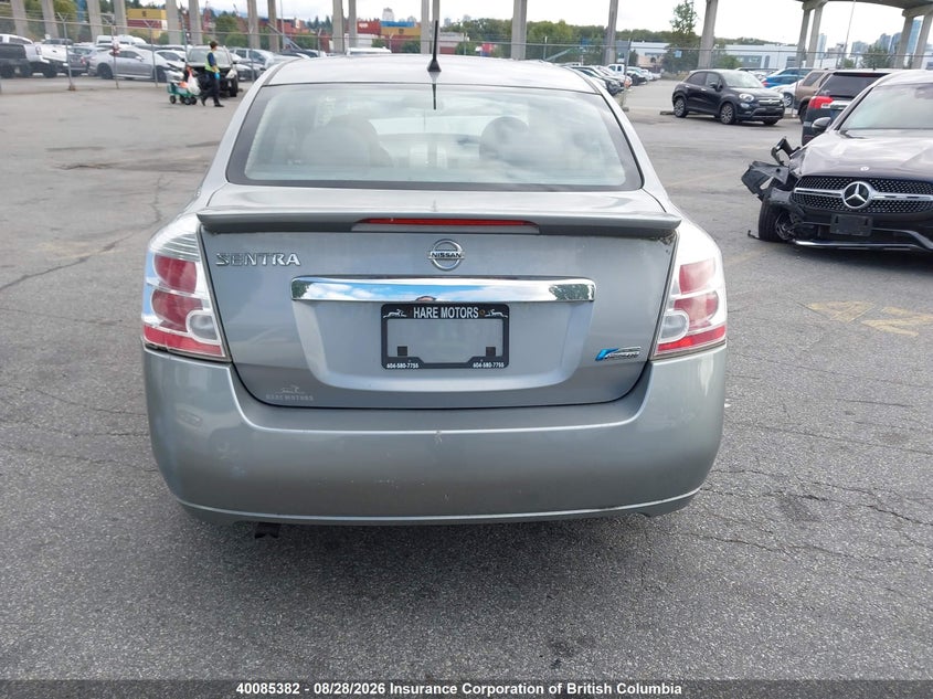 2011 NISSAN SENTRA SEDAN 2.0L I4 FI DOHC 16V NF4
