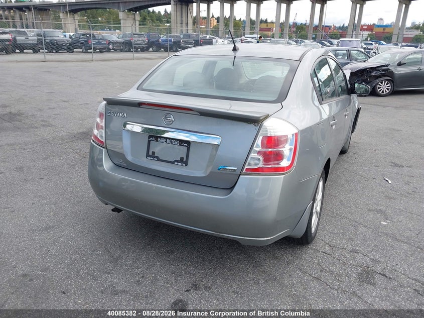 2011 NISSAN SENTRA SEDAN 2.0L I4 FI DOHC 16V NF4