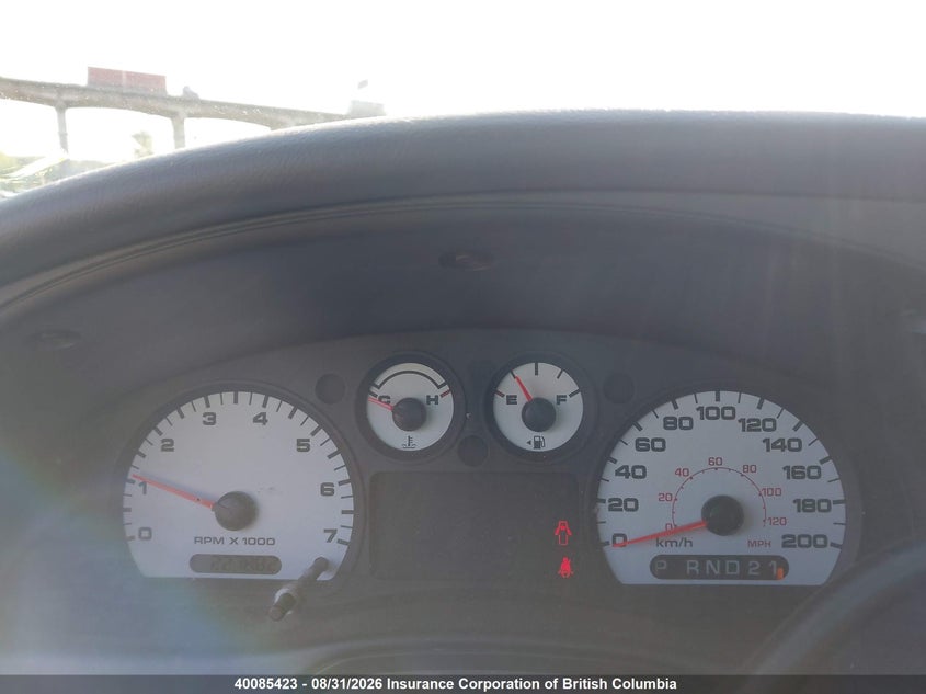 2009 MAZDA B-SERIES COUPE 4.0L V6 FI OHV 12V NF2