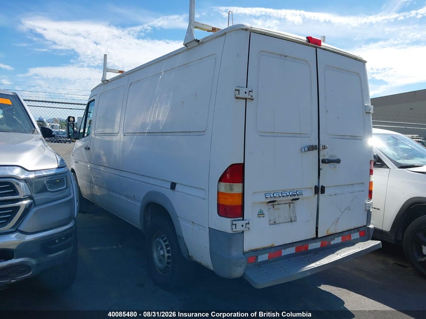 2006 DODGE SPRINTER VAN 2.7L I-5 DI, DOHC, TURBO, 154HP