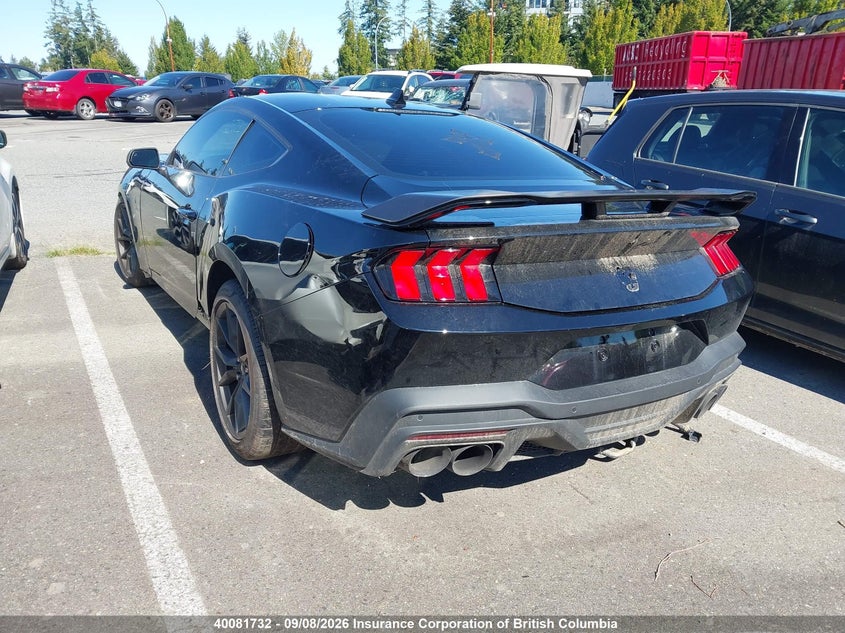 Vin: 1fa6p8r02s5502043, lot: 30103726, ford mustang dark horse 20253