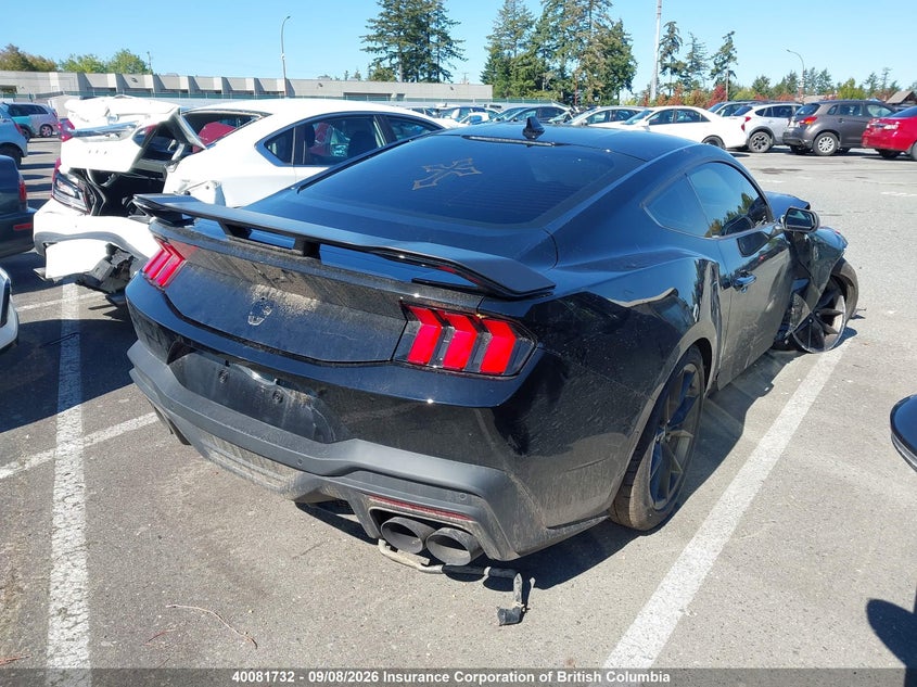 Vin: 1fa6p8r02s5502043, lot: 30103726, ford mustang dark horse 20254