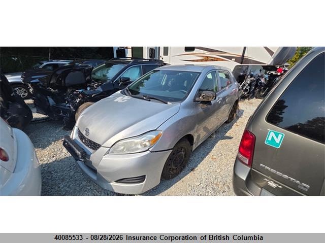 2009 TOYOTA MATRIX SEDAN 1.8L I-4 DOHC, VVT, REGULAR , 132HP
