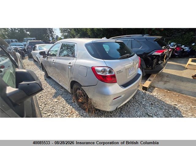 2009 TOYOTA MATRIX SEDAN 1.8L I-4 DOHC, VVT, REGULAR , 132HP