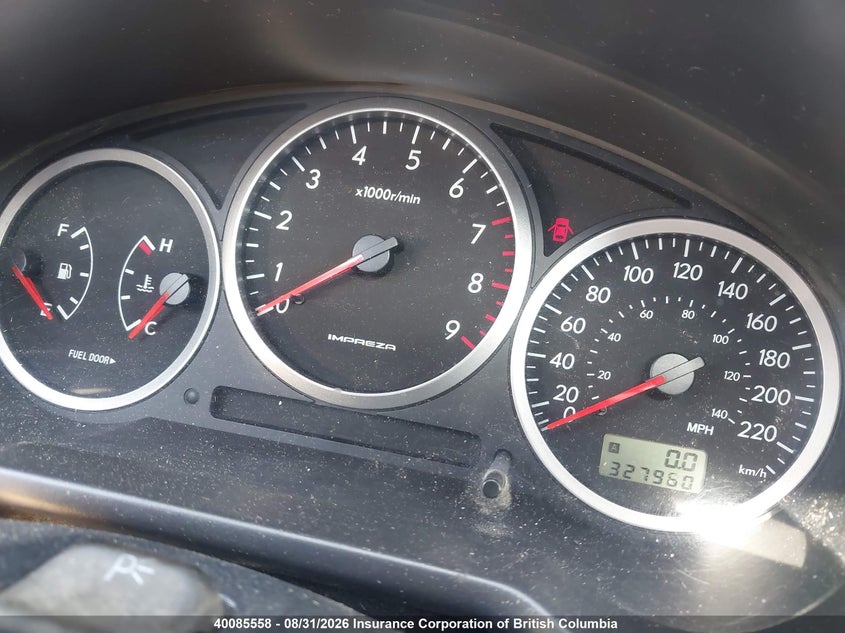 2004 SUBARU IMPREZA WAGON 2.0L H4 FI DOHC F
