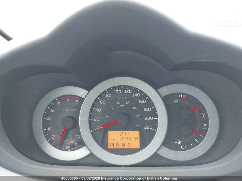 2011 TOYOTA RAV 4 SPORT UTILITY VEHICLE 2.5L I-4 DOHC, VVT, REGULAR , 179HP