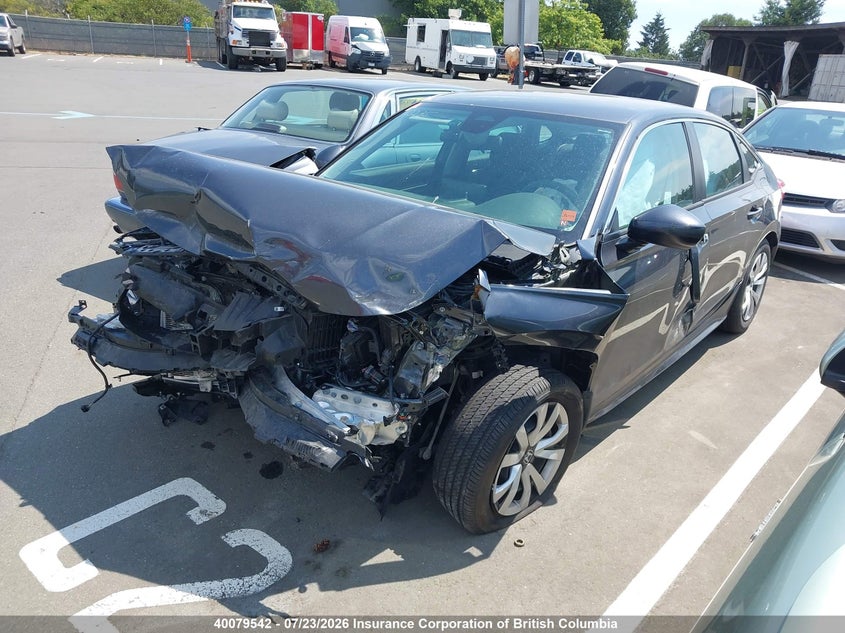 Vin: 2hgfe2f22rh109165, lot: 30103908, honda civic lx 20242