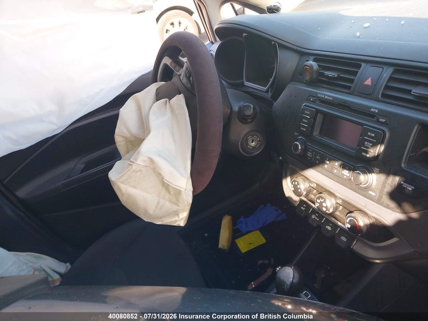 Vin: knadm5a34d6835790, lot: 30104028, kia rio lx 20133