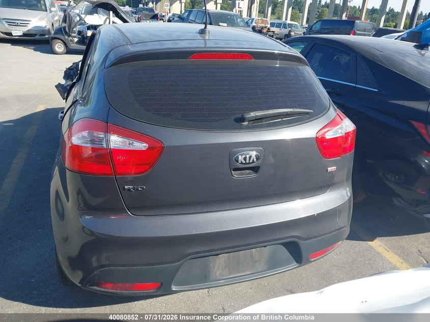 Vin: knadm5a34d6835790, lot: 30104028, kia rio lx 20134