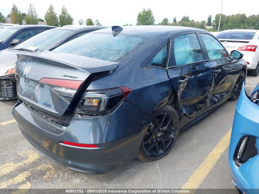 2026 HONDA CIVIC HATCHBACK 2.0L I-4 DI, DOHC, VVT, REGULAR , 141HP