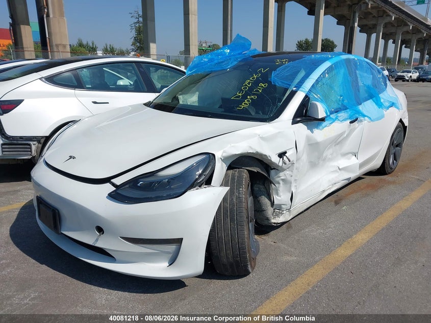 Vin: 5yj3e1ea1pf485539, lot: 30104092, tesla model 3 20232