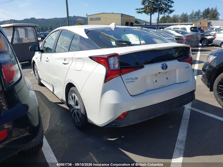 Vin: jtdl9rfu3l3018612, lot: 30104149, toyota prius le/xle 20203