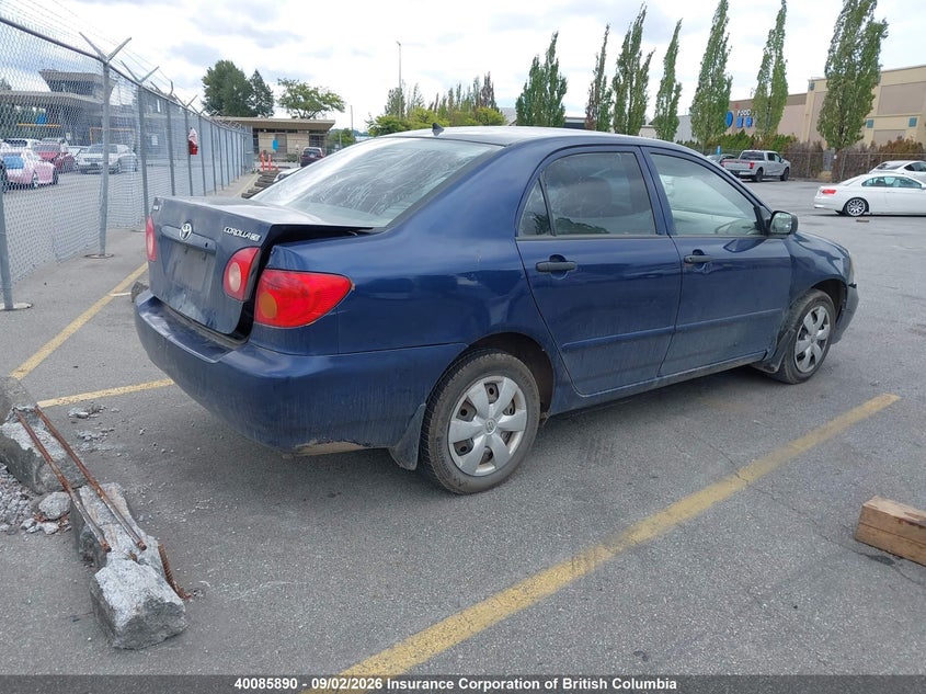 2004 TOYOTA COROLLA SEDAN 1.8L I4 FI DOHC 16V F4