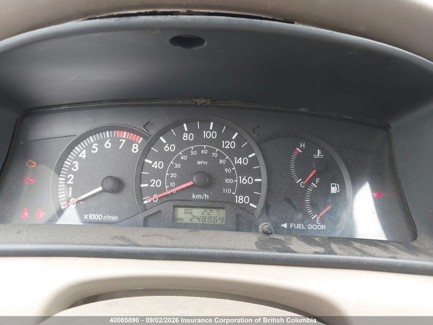 2004 TOYOTA COROLLA SEDAN 1.8L I4 FI DOHC 16V F4