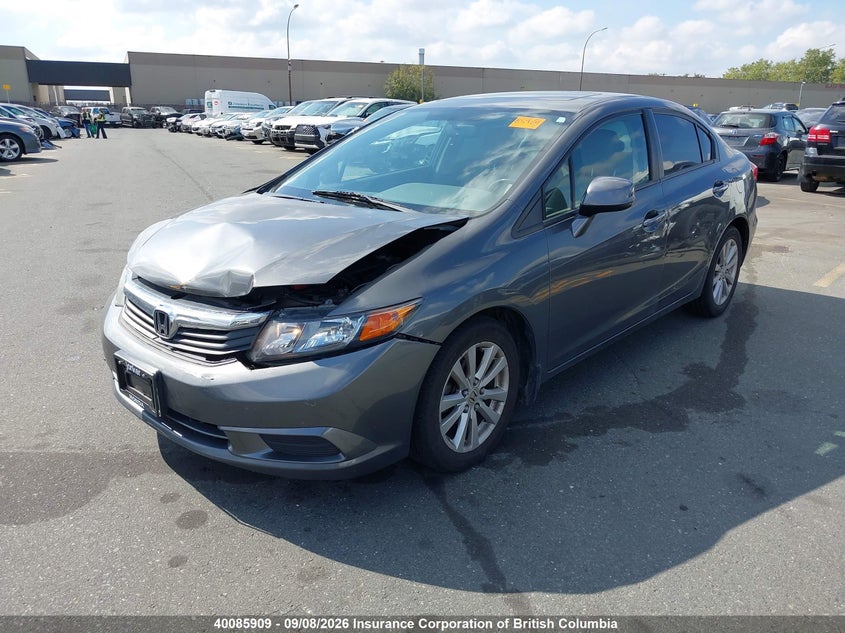 Vin: 2hgfb2f5xch109747, lot: 30104208, honda civic 20122