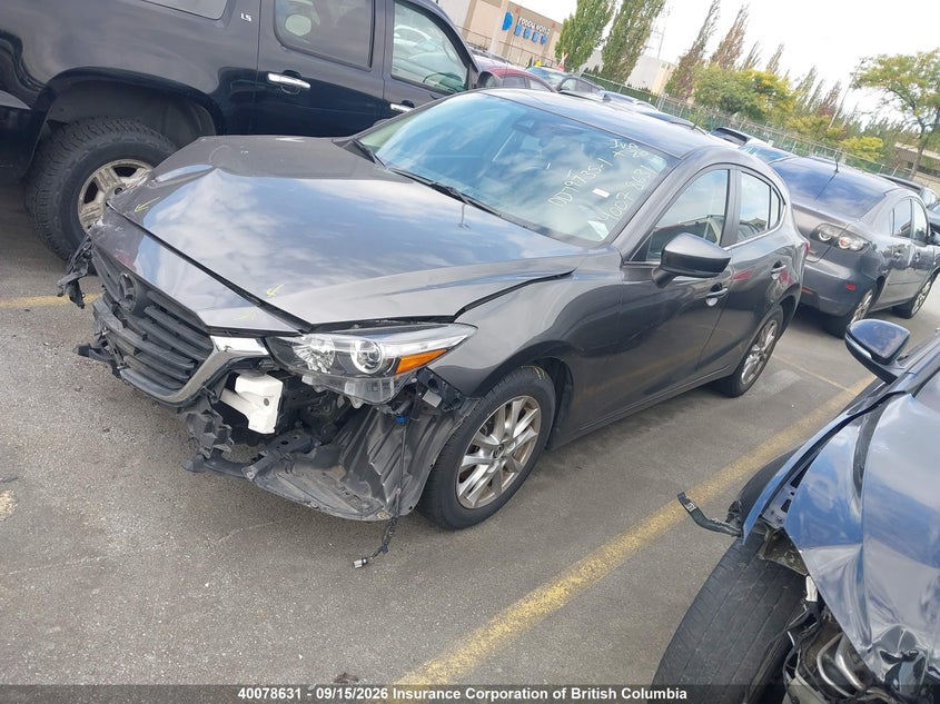2017 Mazda 3, Front, IAAI, VIN JM1BN1L70H1129676 — photo 2