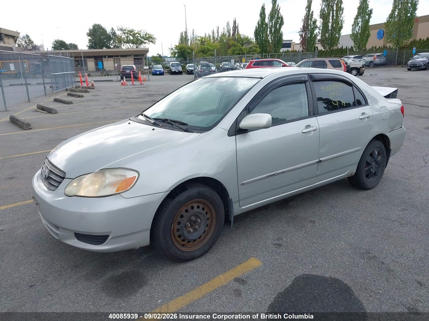 2003 TOYOTA COROLLA SEDAN 1.8L I-4 DOHC, VVT, 130HP
