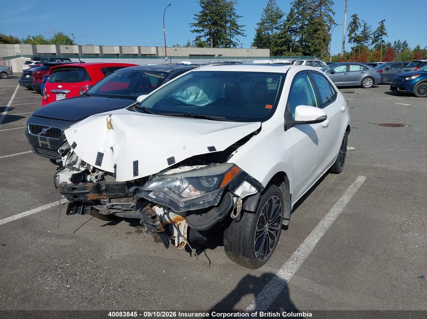 Vin: 2t1burhe1ec083100, lot: 30104305, toyota corolla l/le/le pls/prm/s/s pls 20142
