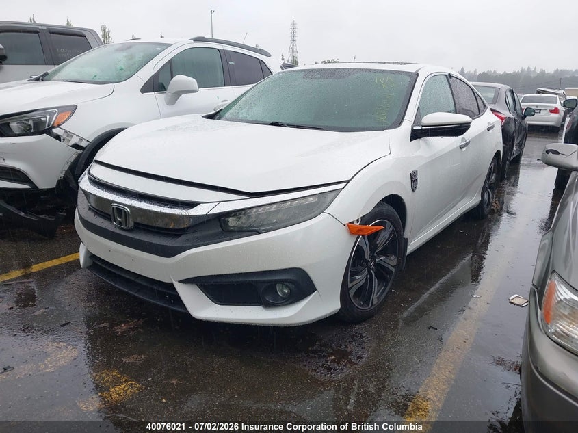 Vin: 2hgfc1f97gh112668, lot: 30104306, honda civic touring 20162