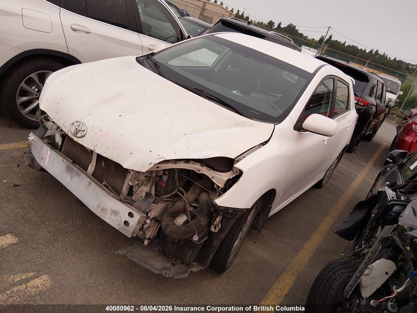Vin: 2t1ku4ee3ac484570, lot: 30104376, toyota corolla matrix 20102