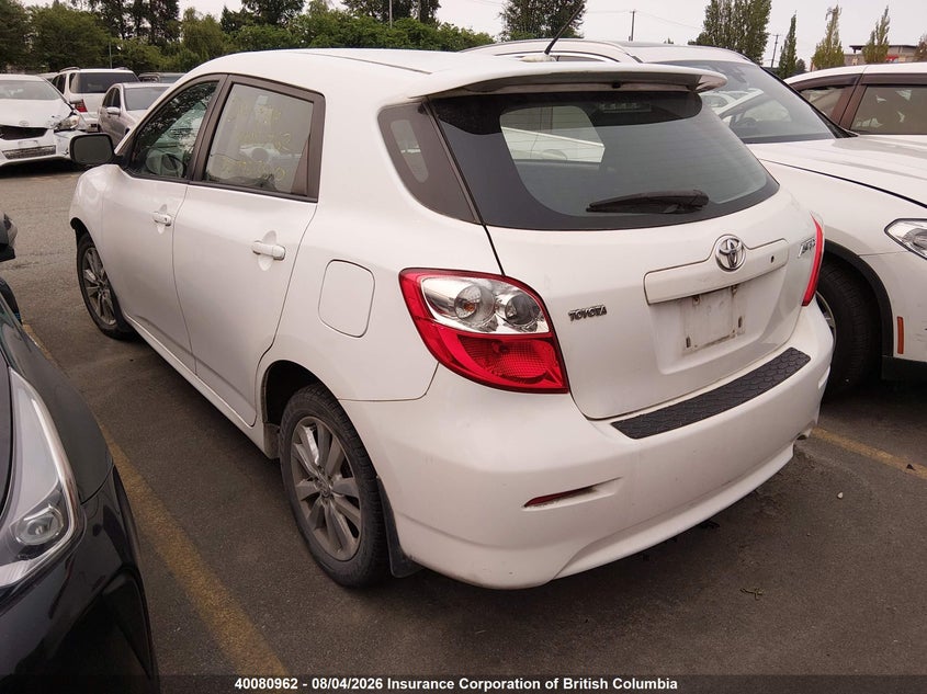 Vin: 2t1ku4ee3ac484570, lot: 30104376, toyota corolla matrix 20103