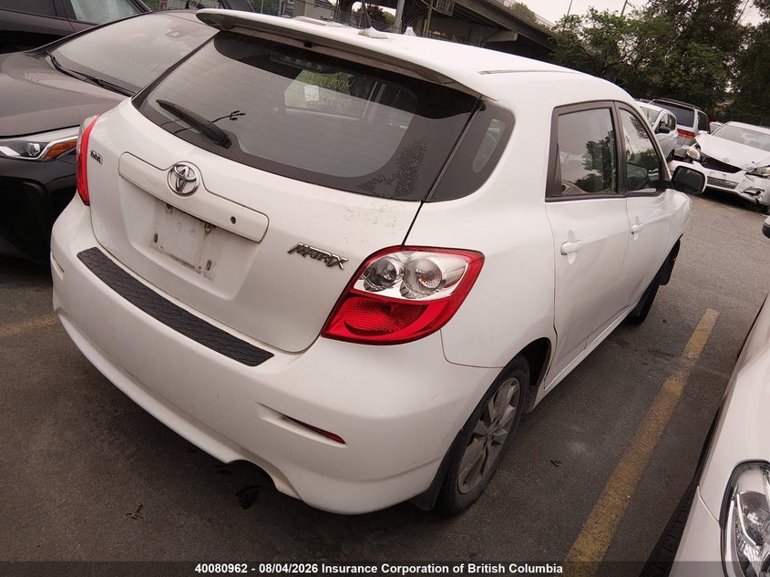 Vin: 2t1ku4ee3ac484570, lot: 30104376, toyota corolla matrix 20104