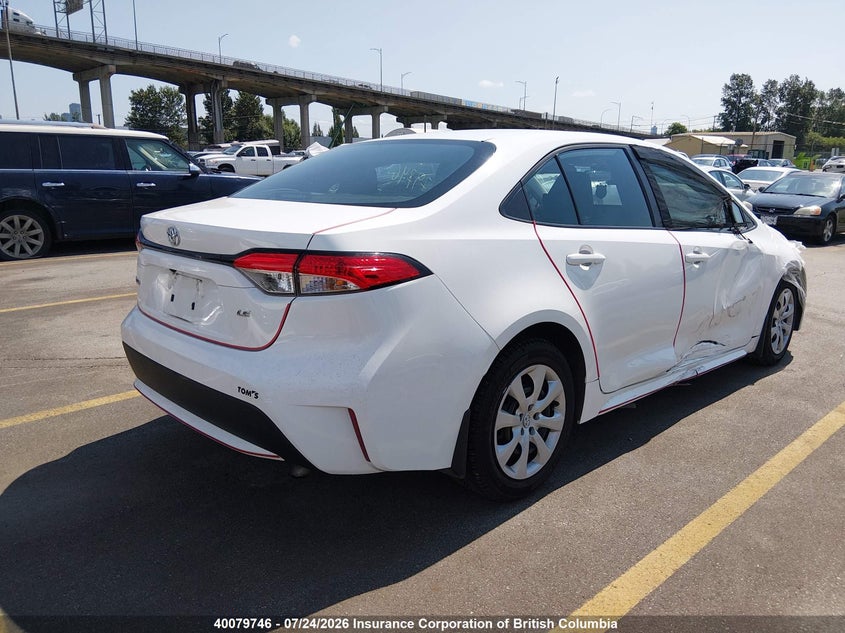 Vin: 5yfbprbe8lp136971, lot: 30104406, toyota corolla le 20204
