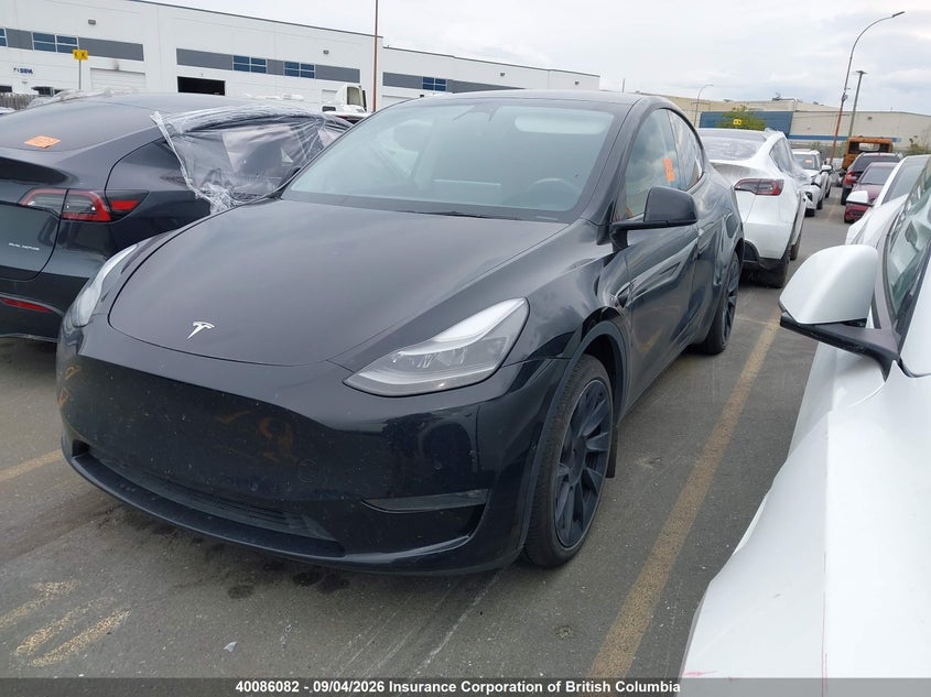 2022 Tesla Model Y, Ходовая, IAAI, VIN 7SAYGDEE3NF549875 — фото 2