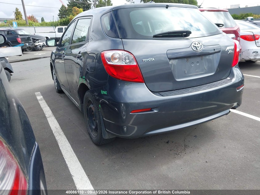 2010 TOYOTA MATRIX HATCHBACK 2.4L I4 FI DOHC 16V NF4