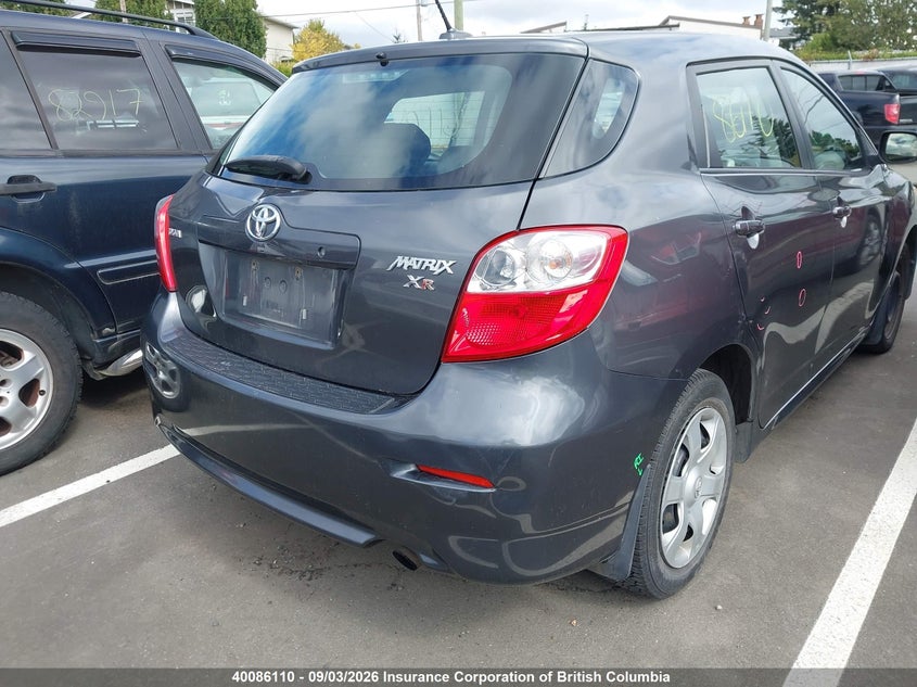 2010 TOYOTA MATRIX HATCHBACK 2.4L I4 FI DOHC 16V NF4