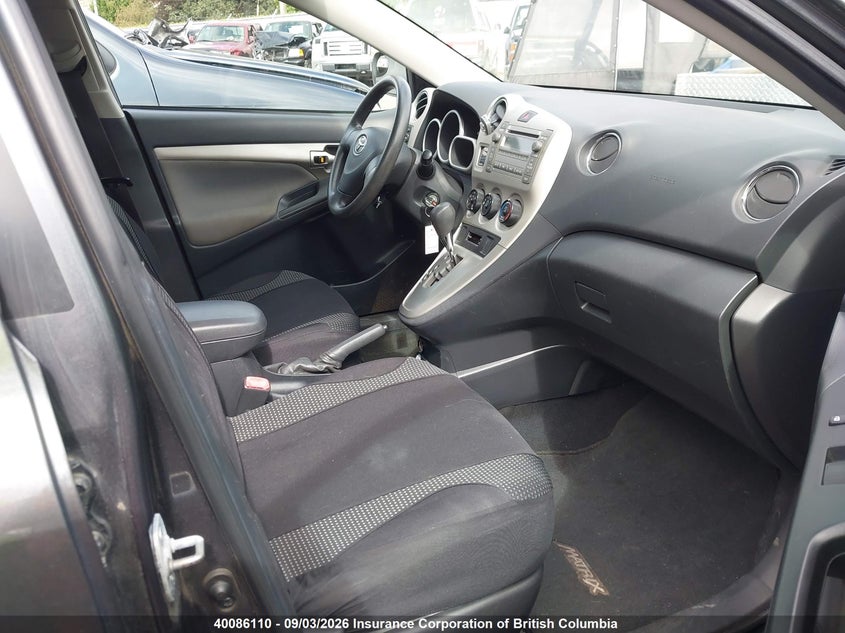 2010 TOYOTA MATRIX HATCHBACK 2.4L I4 FI DOHC 16V NF4
