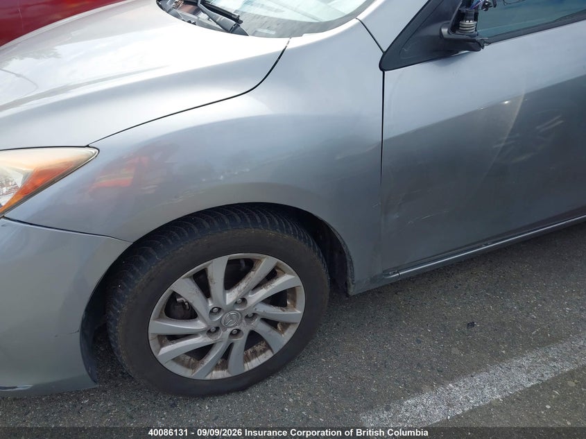 2012 MAZDA 3 SEDAN 2.0L I-4 DI, DOHC, VVT, 155HP