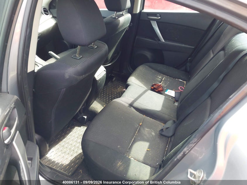 2012 MAZDA 3 SEDAN 2.0L I-4 DI, DOHC, VVT, 155HP