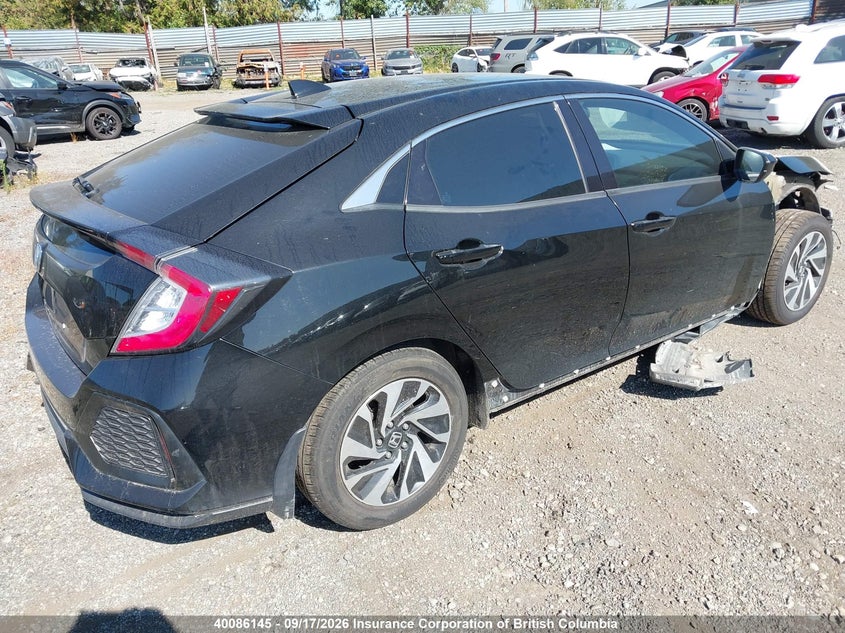Vin: shhfk7h26ju308035, lot: 30104508, honda civic 20184