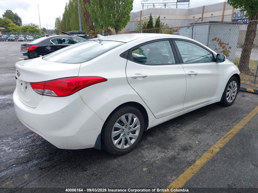Vin: 5npdh4ae9dh351462, lot: 30104535, hyundai elantra gl 20134