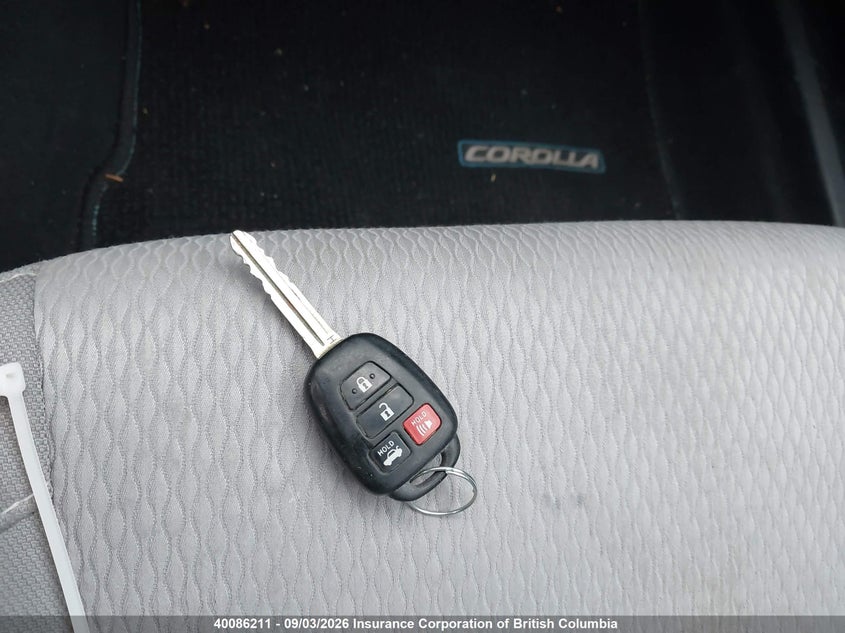 2015 TOYOTA COROLLA SEDAN 1.8L I-4 DOHC, VVT, 132HP