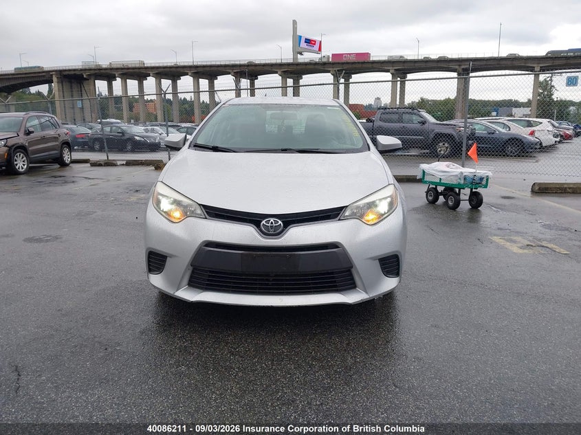 2015 TOYOTA COROLLA SEDAN 1.8L I-4 DOHC, VVT, 132HP
