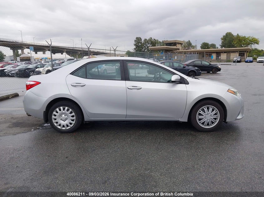 2015 TOYOTA COROLLA SEDAN 1.8L I-4 DOHC, VVT, 132HP